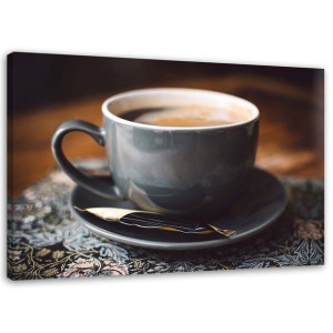 OBRAZ NA PŁÓTNIE Kawa Cappuccino w Kubku 120x80