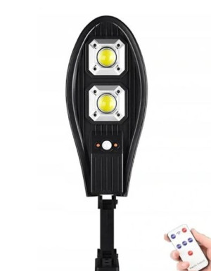 Lampa Solarna Latarnia Led 180w + Pilot Uchwyt