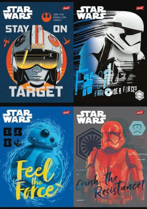 Zeszyt 32 Kartki A5 Linia Dwukolorowa Star Wars