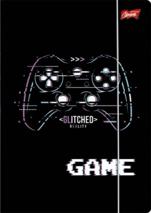 Teczka z Gumką A4 Szkolna Gamer Gra Pad Game Gracz