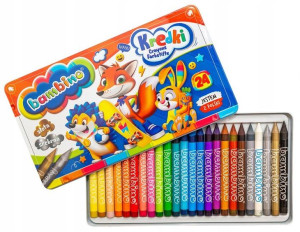 Kredki Bambino Kaolinowe Dla Dzieci 24 K Pudełko