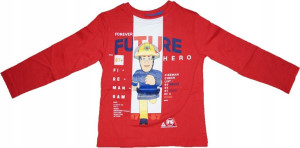 T-Shirt Strażak Sam Bluzka 128 8 Lat Fireman Sem