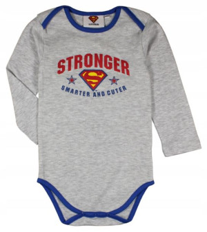 Body Niemowlęce 80 cm Superman Super Man Men 12 m