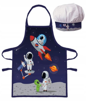 Fartuch Fartuszek Dziecięcy Kosmos Astronauta