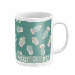 Kubek Porcelanowy Kaktus Kaktusy Zaska 300 ml