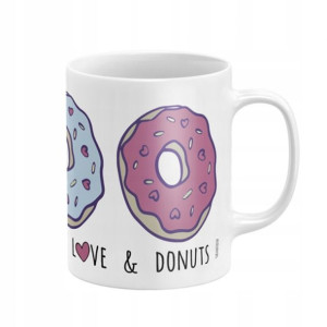 Kubek Porcelanowy Pączek Donut Zaska Donat 330 ml