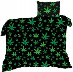 Pościel 120x90 Do Łóżeczka Marihuana Zioło Trawka