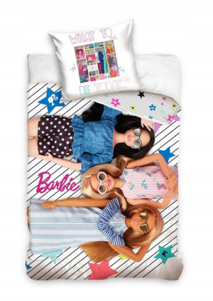 Pościel 160x200 Dziecięca Lalka Barbi Lala Barbie