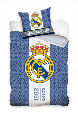 Pościel 160x200 Real Madryt Madrid Bawełniana RMCF