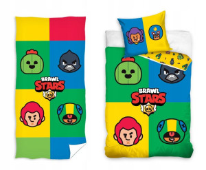 Pościel 140x200 Brawl Stars Ręcznik 70x140 Zestaw