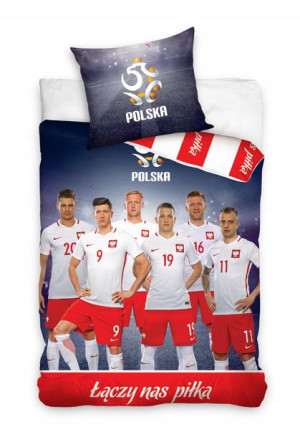 Pościel 160x200 Reprezentacja Polski Lewandowski