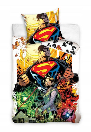 Pościel 140x200 Superman Superbohater Super Man