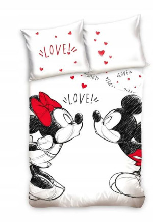 Pościel 160x200 Dziecięca Myszka Minnie Mini Miki