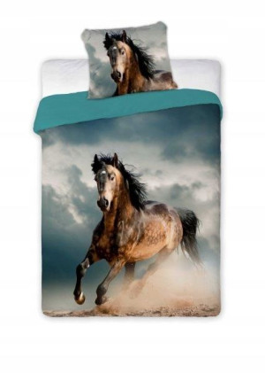 Pościel Dziecięca 160x200 Koń Konie z Końmi Horse