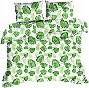Pościel Z Kory Kora 160x200 Liście Palmy Monstera