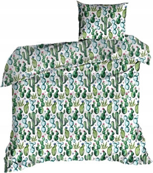 Pościel 100x160 Dziecięca Kaktusy Bawełna Cactus