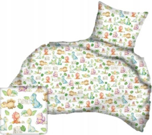 Pościel 100x135 Do Łóżeczka Dinozaury Dino Dinusie