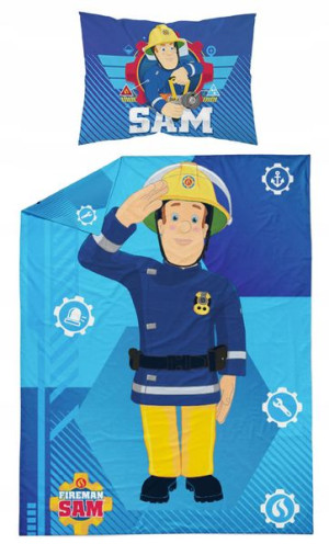 Pościel Dziecięca 100x135 Strażak Sam Fire Man