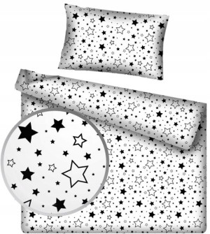 Pościel 120x160 Dziecięca Gwiazdki Gwiazdy Stars