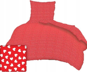 Pościel 100x160 Dziecięca Serca Serduszka Miłość