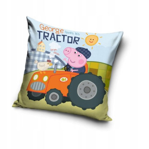 Świnka Peppa Pig Poduszka z Poszewką 40x40 George