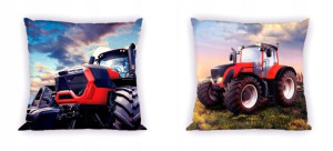 Traktor Farma Ciągnik Poduszka z Poszewką 40x40