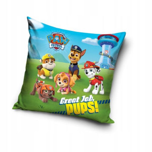 Psi Patrol Paw Pieski Poduszka z Poszewką 40x40
