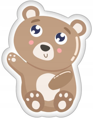 Poduszka Kształtka Miś Misio Misiek Bear Maskotka