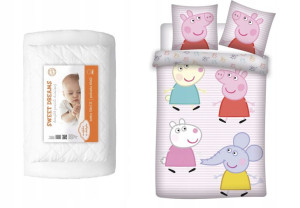Kołdra Poduszka 100x135 Pościel Świnka Peppa Pig