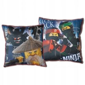 Poduszka 40x40 Lego Ninjago Ninja dziecięca Klocki