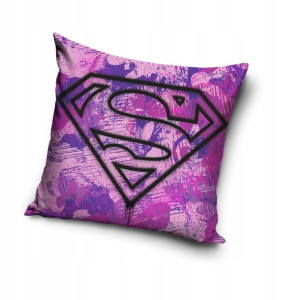 Poduszka z Poszewką 40x40 Superman SuperWoman Woma