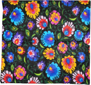 Folk Poszewka na Poduszkę 45x45 Łowicka Łowicz 45