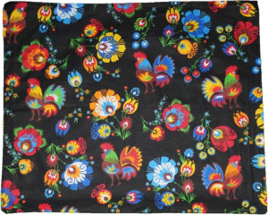 Poszewka na Poduszkę 50x60 Folk Kaszubska Koguty