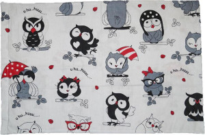 Poszewka na Poduszkę 40x60 Sowy Sówki z Sowami Owl