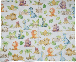 Poszewka na Poduszkę 50x60 Dino Dinozaury Dinusie