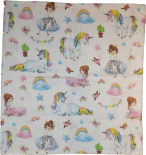 Poszewka na Poduszkę 40x40 Jednorożec Unicorn Lala