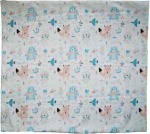 Poszewka na Poduszkę 70x80 Miś Lisek Zajączek Lis