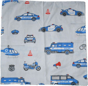 Poszewka na Poduszkę 45x45 Policja Police Radiowóz