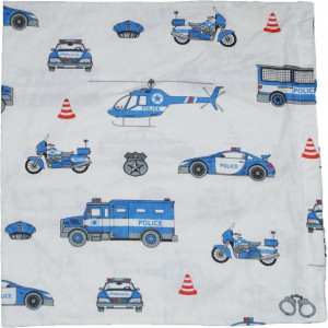Poszewka na Poduszkę 45x45 Policja Police Radiowóz