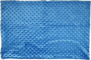 Poszewka na Poduszkę 50x60 Granat Minky Wytłaczana