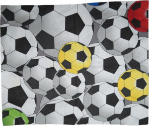 Poszewka na Poduszkę 50x60 Piłki Piłka Nożna Ball