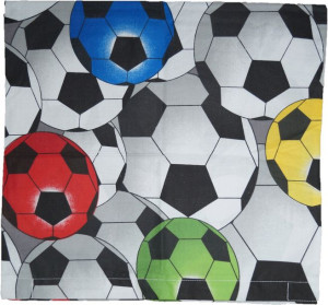 Poszewka na Poduszkę 40x40 Piłki Piłka Nożna Ball