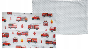 Poszewka na Poduszkę 40x60 Minky Straż Pożarna Car