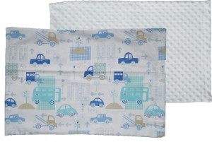 Poszewka na Poduszkę 40x60 Minky Auta Samochody