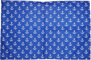 Poszewka na Poduszkę 40x60 Kotwice Marynarska Sea