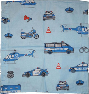 Poszewka na Poduszkę 40x40 Policja Police Radiowóz