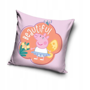 Świnka Peppa Pig Poszewka na Poduszkę 40x40 Jasiek