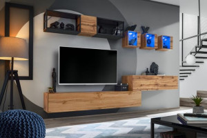 ABSOLUT 3 – meblościanka wisząca w stylu loft