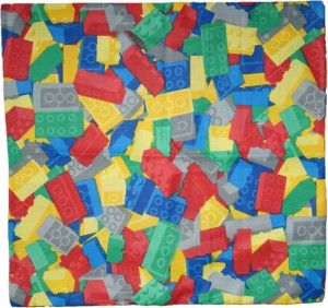 Poszewka na Poduszkę 40x40 Klocki Klocuszki Lego