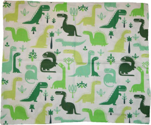 Poszewka na Poduszkę 50x60 Dino Dinozaury Flanela